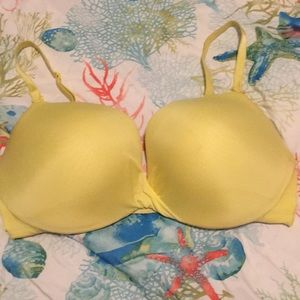 Victoria secret bright yellow bra